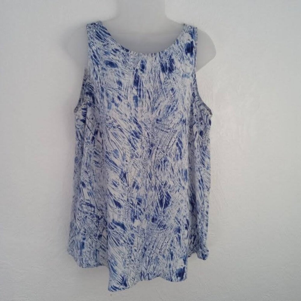 mercer & madison 100% silk sleeveless blouse S